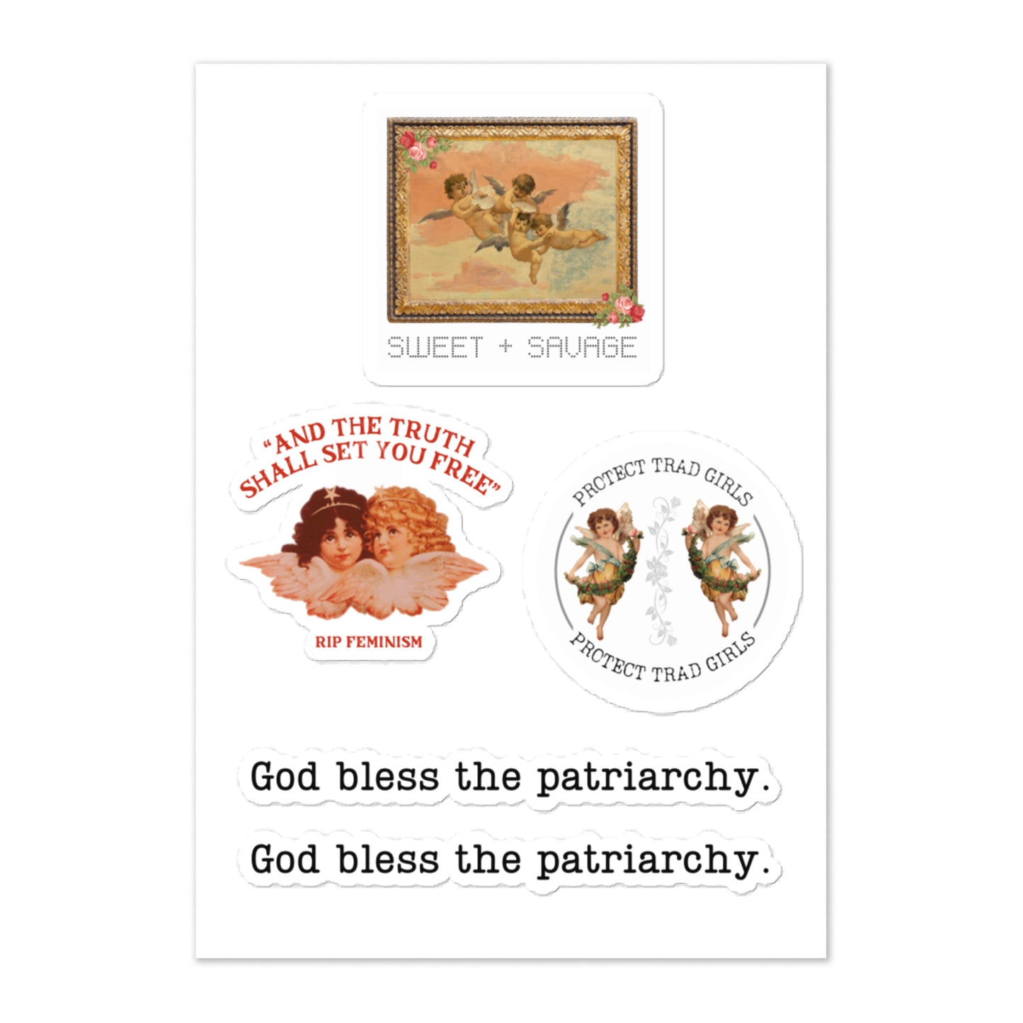 Angels Sticker Sheet