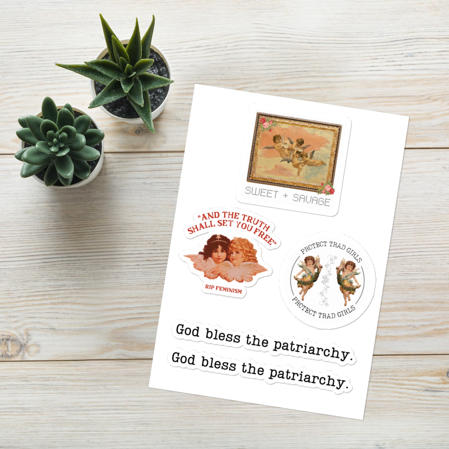 Angels Sticker Sheet