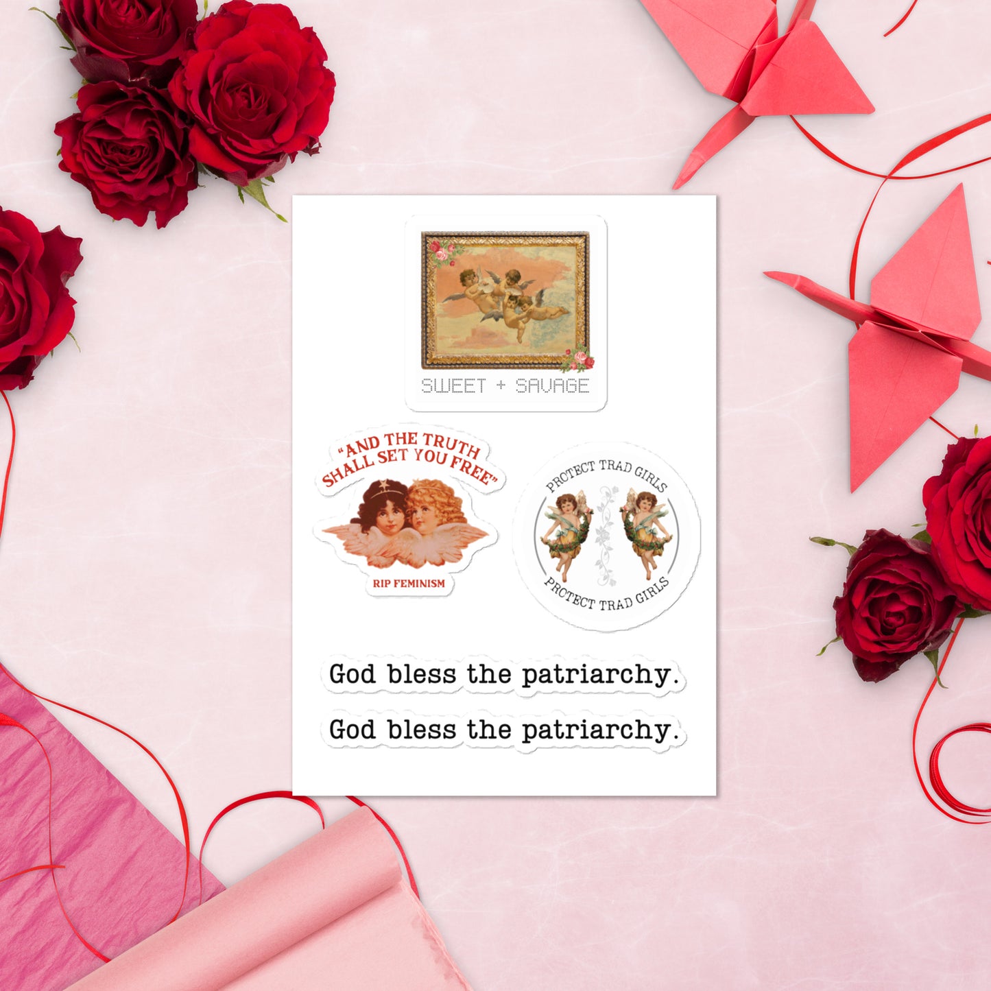 Angels Sticker Sheet