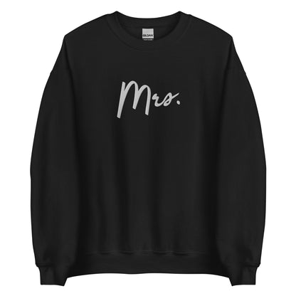 Mrs. Embroidered Sweatshirt